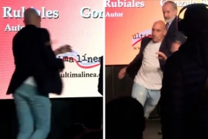 新書發(fā)布會被叔叔扔雞蛋，魯比亞萊斯：他顯然精神狀態(tài)不穩(wěn)定