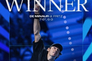 年終首勝！德米納爾2-0弗里茨，晉級(jí)年終總決賽半決賽將戰(zhàn)辛納