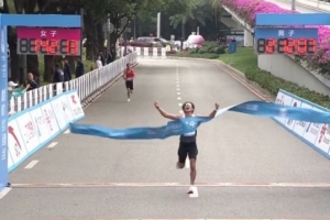 2小時12分07秒，寧夏選手何杰奪得全運會男子馬拉松金牌