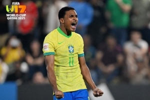 U17世界杯：常規(guī)時(shí)間互交白卷，巴西點(diǎn)球大戰(zhàn)5比4巴拉圭晉級(jí)