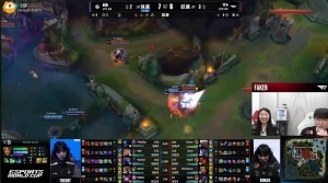 都給我shy哥道歉！Faker反復(fù)觀看IG中路越塔：這一波奇亞娜有點(diǎn)可惜 Guma本來要死的