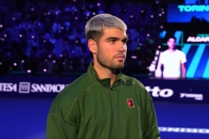 阿卡：很高興能和辛納在決賽相遇，做好了全場觀眾支持他的準備