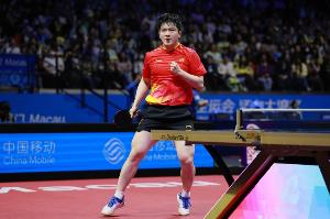 全運(yùn)會乒乓球男子團(tuán)體小組賽：上海隊3-0河南隊，樊振東拿到1分