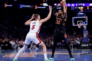 周一競彩籃球強(qiáng)檔：尼克斯內(nèi)線占優(yōu) 熱火期待主場復(fù)仇