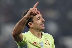 西班牙隊(duì)史105年來首人！奧亞薩瓦爾連續(xù)9場比賽有進(jìn)球或助攻