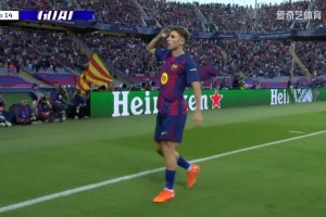 帥！費爾明瀟灑轉(zhuǎn)身過人策動+禁區(qū)搶射破門，巴薩1-0領(lǐng)先！