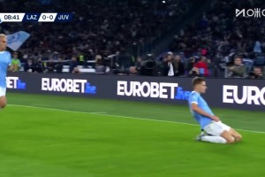 尤文落后！戴維頭球回頂失誤！巴什奇遠(yuǎn)射折射破門(mén)！