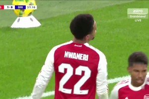 打破僵局！梅里諾腳后跟策動，斯凱里助攻恩瓦內(nèi)里破門