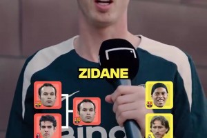 帕爾默的傳奇中場(chǎng)核心選擇！小白大于齊達(dá)內(nèi)，小羅大于小白！