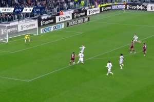 尤文逃過一劫！亞當(dāng)斯殺入禁區(qū)勁射！迪格雷戈里奧神撲！