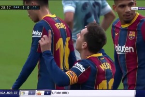 梅西巴薩生涯的最后一球！用了最不擅長的頭球方式破門！