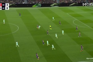 巴薩3-0領(lǐng)先！埃里克·加西亞搶斷后直塞，費(fèi)爾明破門