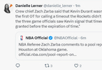 為何KD沒吃T？主裁：三位裁判均沒看到KD手勢！杜蘭特仍為失利攬責