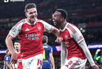 阿森納創(chuàng)歐冠歷史，連續(xù)7場擊敗西班牙球隊