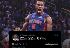 活塞力克爵士，杜倫狂砍22分22籃板